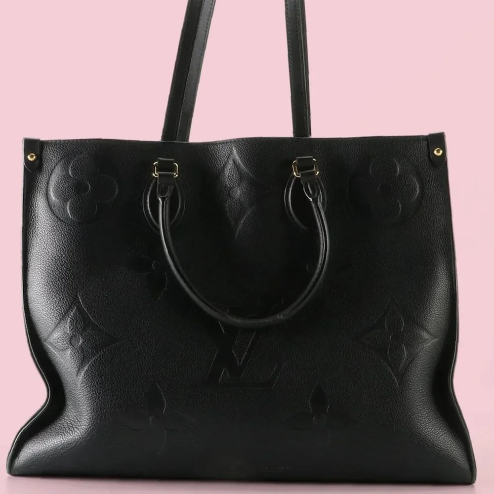 Louis Vuitton OnTheGo GM Tote in Monogram Giant Empreinte Leather